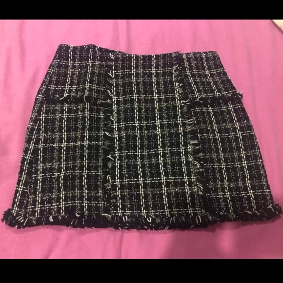 Plaid Tweed Matching Jacket & Mini Skirt - Picture 12 of 12